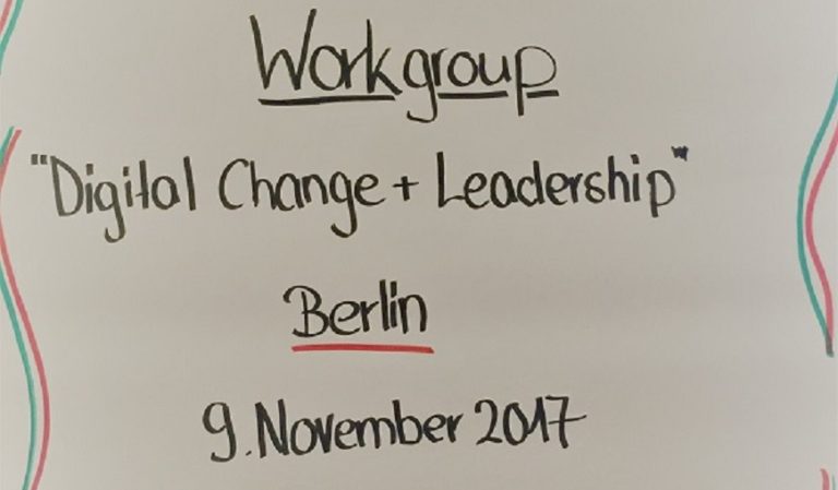 Die Lernreise geht weiter! Die Workgroup „Digital Change & Leadership“ arbeitet heute in Berlin an dem Thema „Neue Technologien & Neue Arbeitswelten“